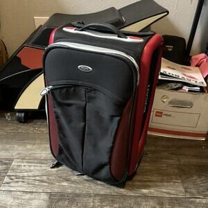 Tumi T3 Ducati Special Edition Black Red Wheeled Carry On Suitcase 22”